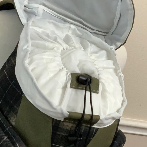 Jansport MISDEMEANOR Backpack - Black/Slate grey Shank Plaid - Picture 11 of 16